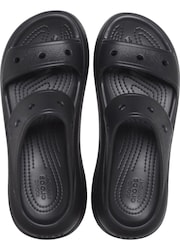Crocs Black Classic Crush Sandals - Image 5 of 5