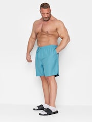 BadRhino Big & Tall Blue Plain Swim Shorts - Image 3 of 5