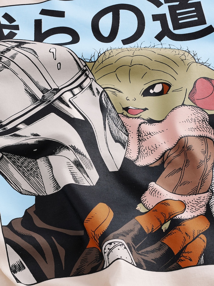 Ecru White The Mandalorian T-Shirt (3-16yrs) - Image 4 of 4