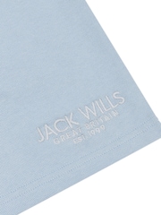 Jack Wills Blue Boys Loopback 100% Cotton Shorts - Image 7 of 7