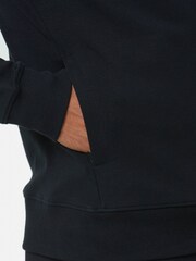 Gym + Coffee Black Mens Chill Quarter Zip Sweatshirt - Image 6 of 6