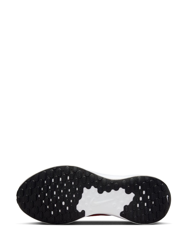 Nike Black/Red Revolution 7 Road Running Trainers - Image 8 of 11