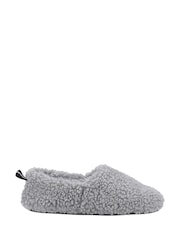 Hush Puppies Grey Winter Emily Slippers - Image 1 of 3
