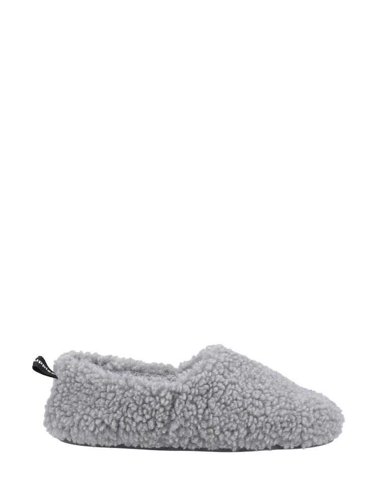 Hush Puppies Grey Winter Emily Slippers - Image 1 of 3