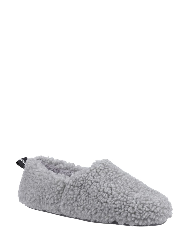 Hush Puppies Grey Winter Emily Slippers - Image 2 of 3