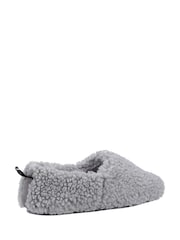 Hush Puppies Grey Winter Emily Slippers - Image 3 of 3
