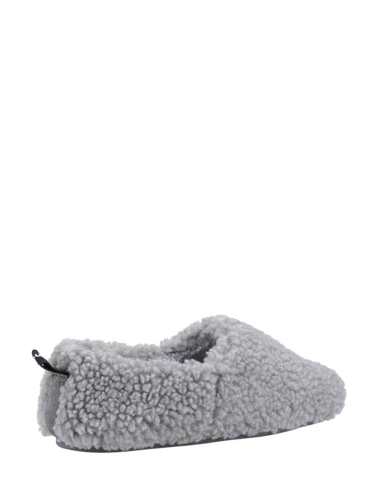 Hush Puppies Grey Winter Emily Slippers - Image 3 of 3