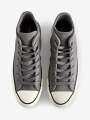Converse Grey Chuck Taylor All Star Suede Trainers - Image 5 of 9
