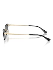 Ray-Ban Gold Tone Anh Rb3731 Irregular Sunglasses - Image 8 of 8
