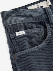 Steel Blue Regular Fit Corduroy 5 Pocket Trousers - Image 12 of 12