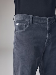 Steel Blue Regular Fit Corduroy 5 Pocket Trousers - Image 5 of 12