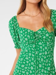 Forever New Green Stevie Puff Sleeves Midi Dress - Image 2 of 4