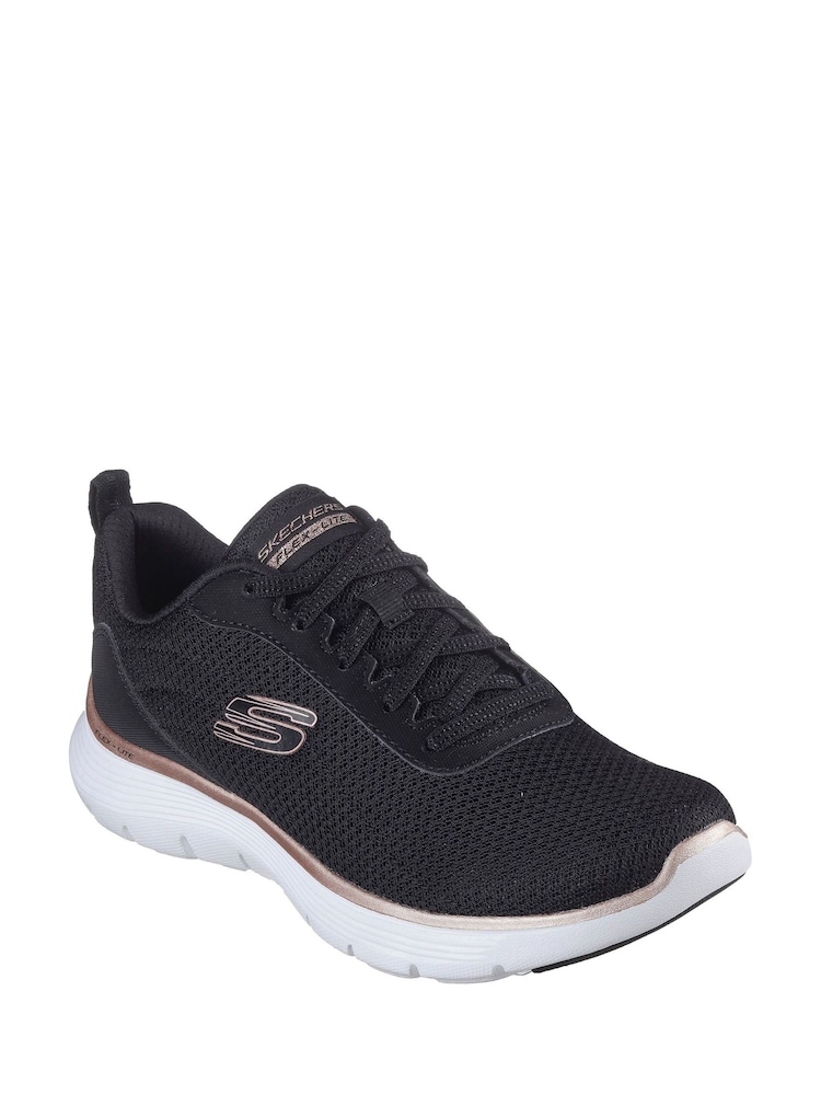 Schwarz - Skechers Flex Appeal 5.0 Uptake Turnschuhe - Bild 1 von 3