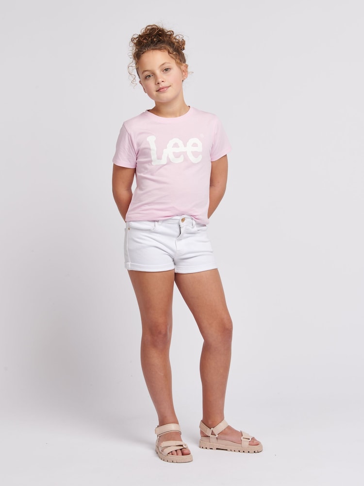 Lee White Girls Carol Shorts - Image 3 of 8