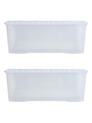 Wham 2 x Crystal 133L Box and Lid - Image 3 of 5