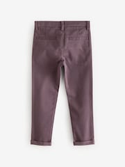 Fig Purple Skinny Fit Stretch Chino Trousers (3-16yrs) - Image 2 of 5