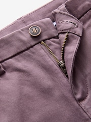Fig Purple Skinny Fit Stretch Chino Trousers (3-16yrs) - Image 3 of 5