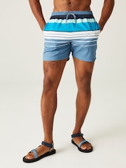 Regatta Light Blue Mens Loras Swim Shorts - Image 1 of 7