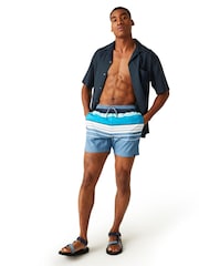 Regatta Light Blue Mens Loras Swim Shorts - Image 3 of 7