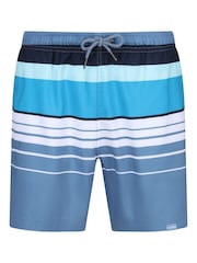 Regatta Light Blue Mens Loras Swim Shorts - Image 5 of 7