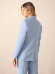 Ro&Zo Blue Double Breasted Blazer - Image 4 of 6