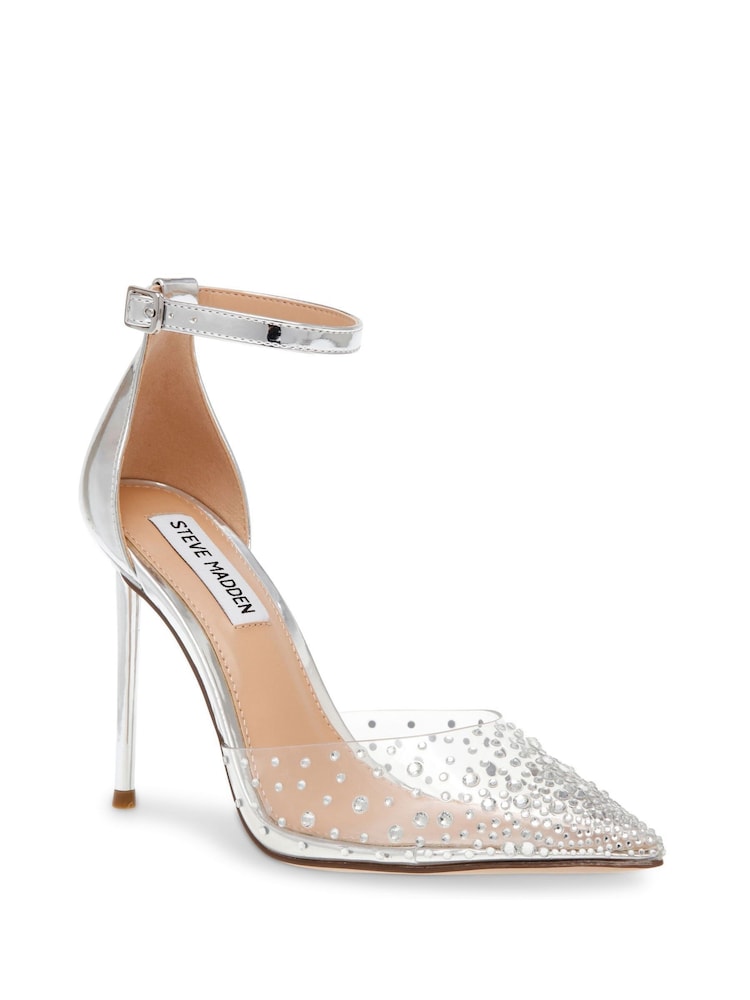 srebrna (barva); srebro - Steve Madden Razdejani čevlji s peto - Slika 6 iz 6 srebrna (barva); srebro - Steve Madden Razdejani čevlji s peto - Slika 6 iz 6