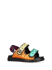 Kurt Geiger London Mini Kids Pink Orson Sandals - Image 1 of 4