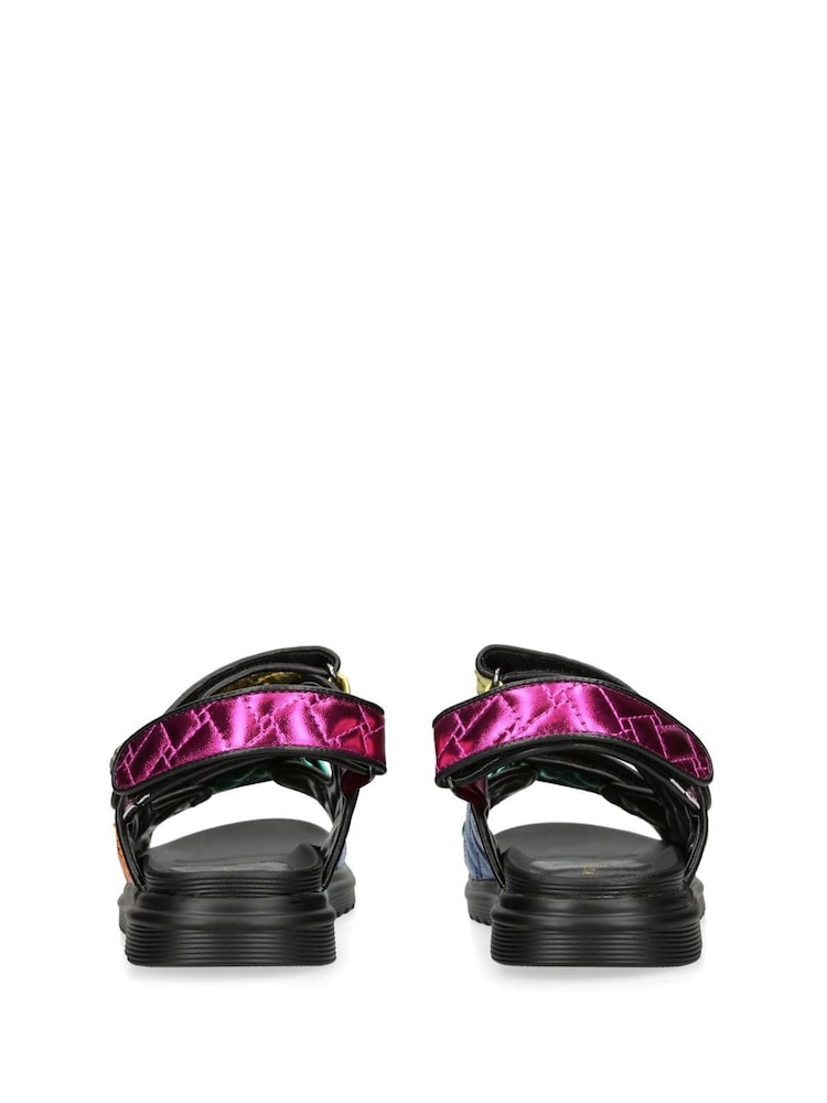 Kurt Geiger London Mini Kids Pink Orson Sandals - Image 2 of 4