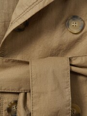 Oscar Jacobson Cotton Trench Coat - Image 6 of 6