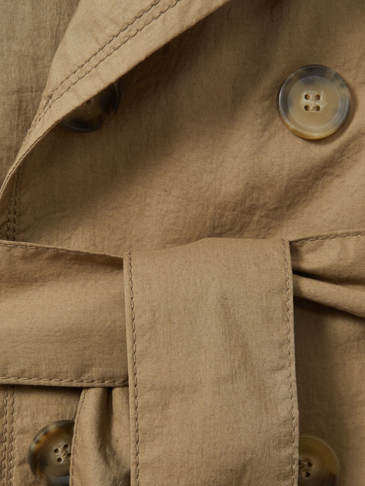 Oscar Jacobson Cotton Trench Coat - Image 6 of 6