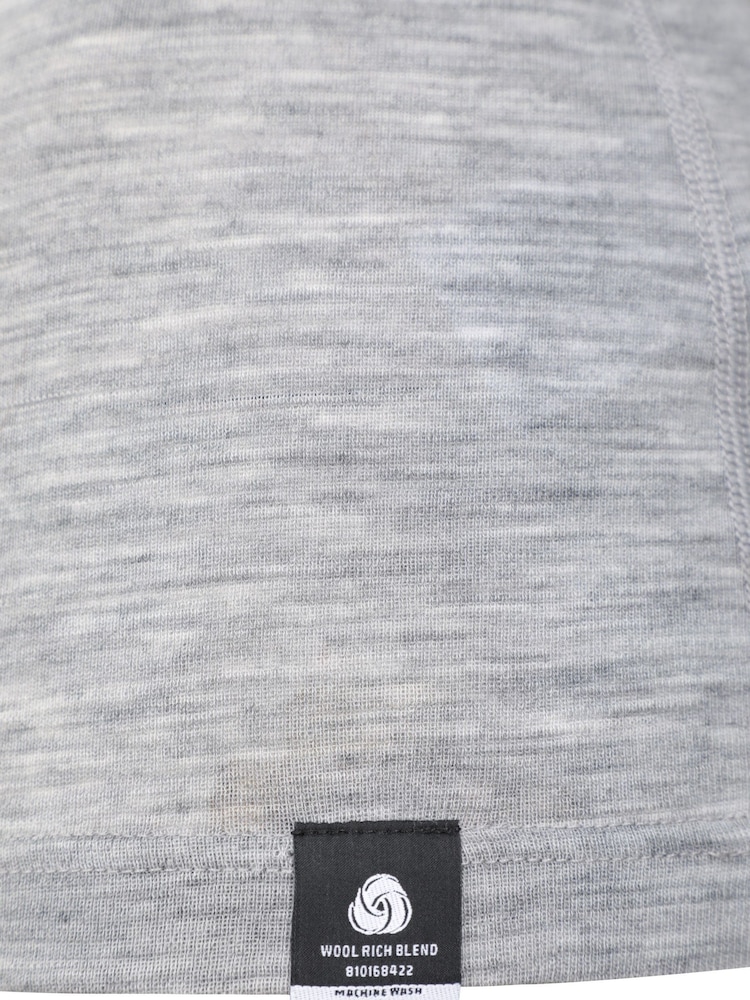 Mountain Warehouse Grey Womens Merino Zip Neck Thermal Top - Image 5 of 5