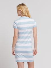 U.S. Polo Assn. Blue Womens Striped T-Shirt Dress - Image 3 of 7
