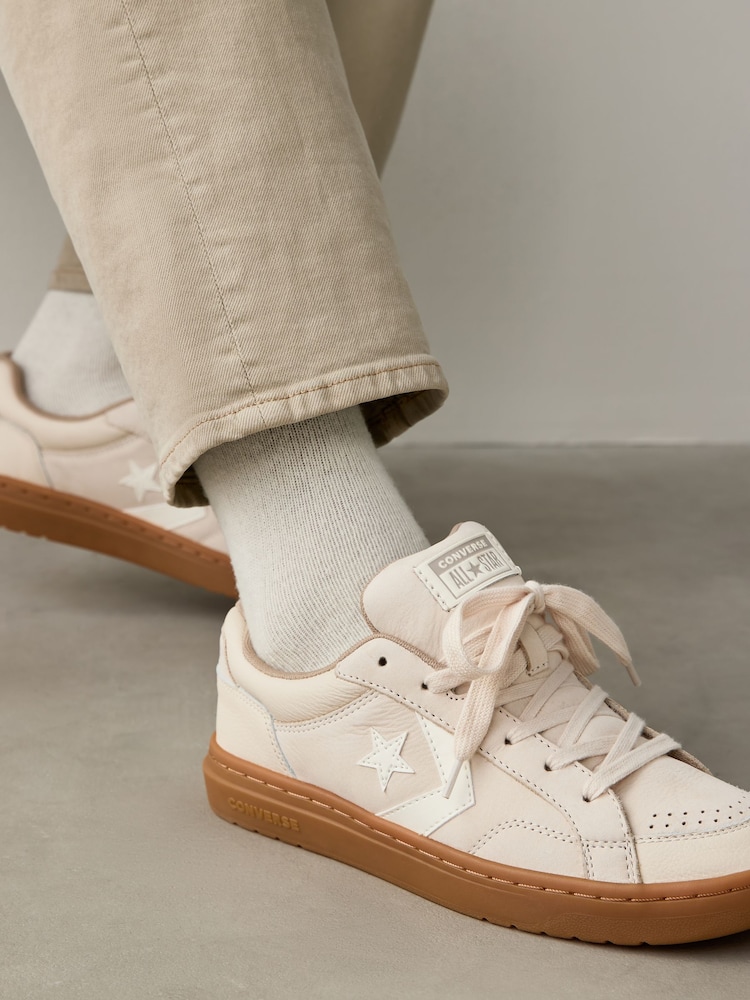 Converse Nude Pro Blaze Classic 90s Trainers - Image 2 of 11