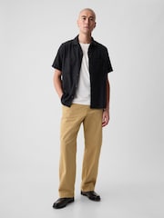 Gap Brown 90's Loose Fit Stretch Chino Trousers - Image 1 of 5
