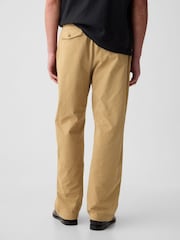 Gap Brown 90's Loose Fit Stretch Chino Trousers - Image 3 of 5