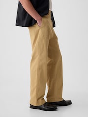 Gap Brown 90's Loose Fit Stretch Chino Trousers - Image 4 of 5