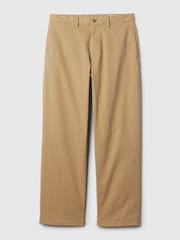 Gap Brown 90's Loose Fit Stretch Chino Trousers - Image 5 of 5