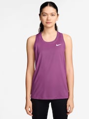 Nike Purple Dri-FIT Racerback Tank Vest Top - Image 1 of 3
