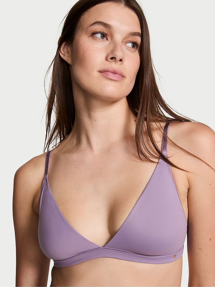 Victoria's Secret Frozen Plum Purple FeatherSoft™ Triangle Bralette - Image 1 of 4
