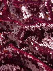 Burgundy Red Sequin T-Shirt - Image 7 of 7