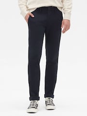 Gap Blue Skinny Fit Stretch Essential Chino Trousers - Image 2 of 4