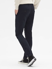 Gap Blue Skinny Fit Stretch Essential Chino Trousers - Image 3 of 4