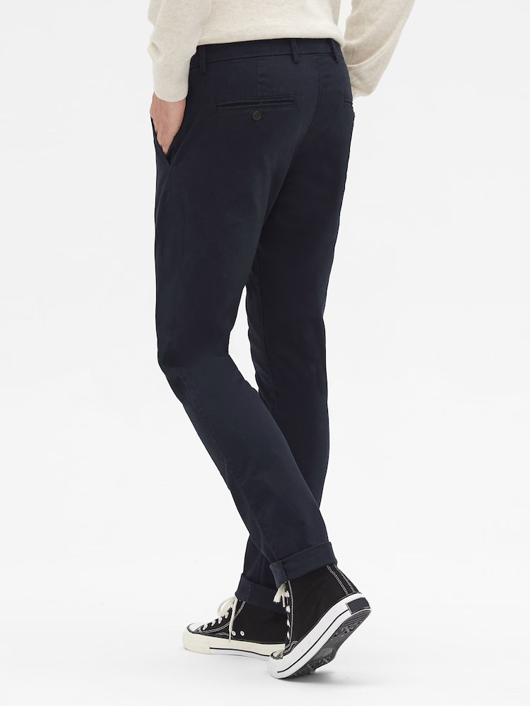 Bleu - Skinny Fit (Skinny Fit) - Gap Pantalon chino Extensible Essentiel - Image 3 of 4