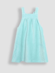 JoJo Maman Bébé Duck Egg Mouse Velour Pinafore Dress And Top Set 2 Pack - Image 3 of 6