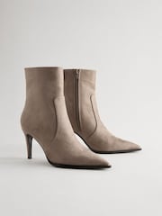 Grey Forever Comfort® Skinny Heeled Ankle Boots - Image 4 of 8