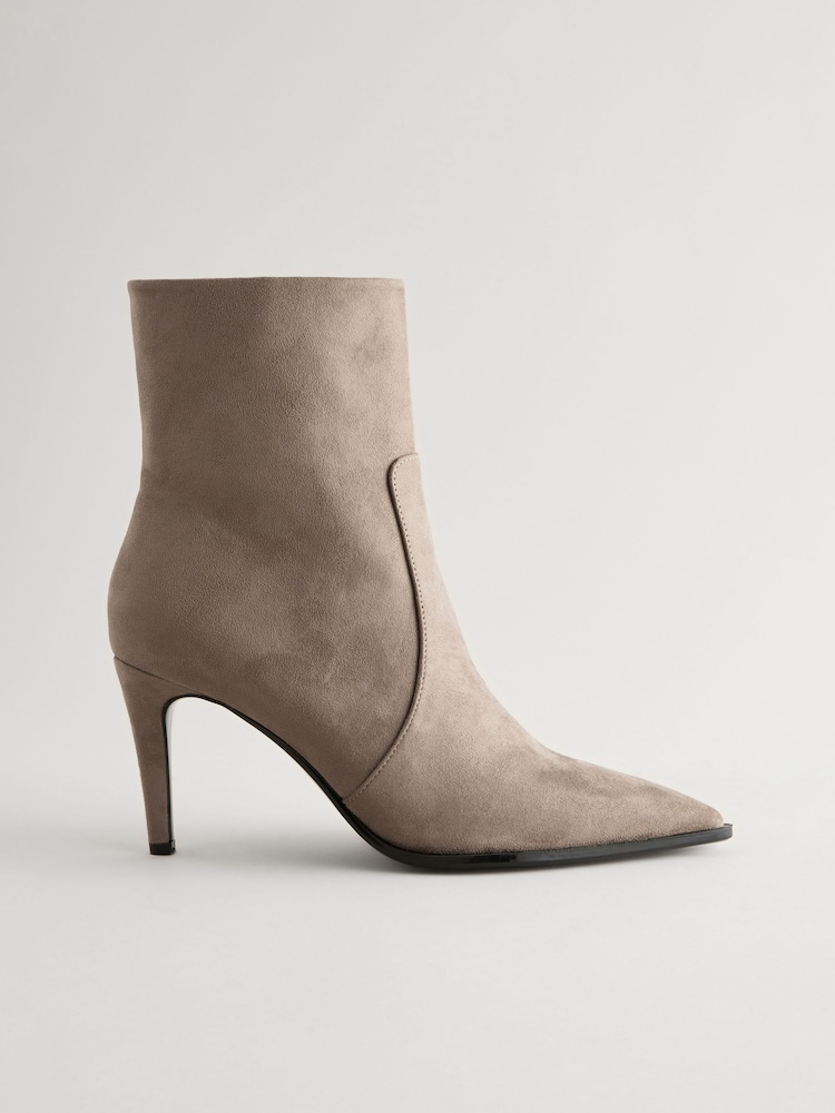 Grey Forever Comfort® Skinny Heeled Ankle Boots - Image 5 of 8