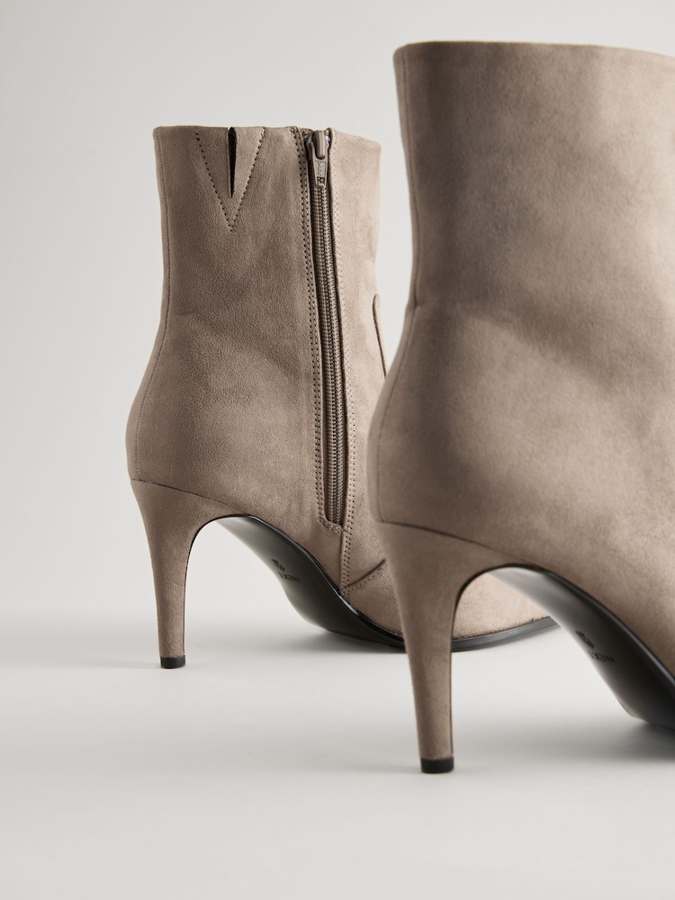 Grey Forever Comfort® Skinny Heeled Ankle Boots - Image 6 of 8