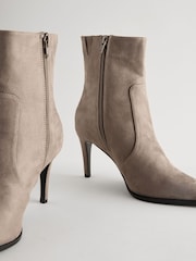 Grey Forever Comfort® Skinny Heeled Ankle Boots - Image 7 of 8