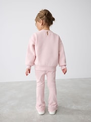 Baker by Ted Baker Pink Sweat Top and Flare Set - Image 4 of 14