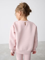 Baker by Ted Baker Pink Sweat Top and Flare Set - Image 5 of 14